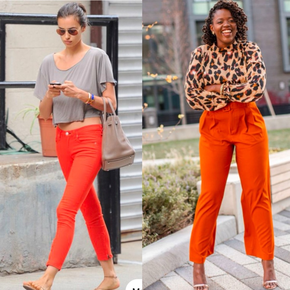 Asos Orange Smart office Pants - Picture 5 of 17